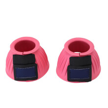 1 Paar Pferde-Glockenstiefel aus Gummi Größe M rosa Hufschutz