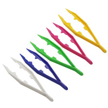 5Pcs Craft Tweezers Set for Kids Beading – Precise Grooved Grip, Lightweight Ergonomic Design
