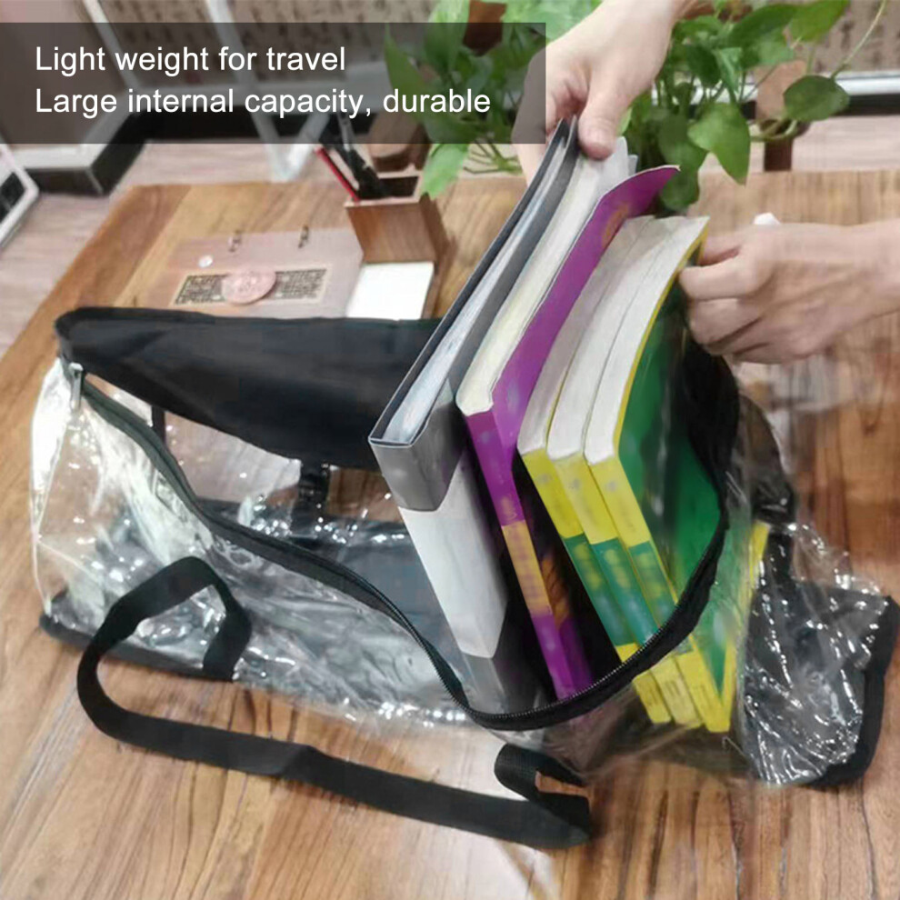 Clear PVC Tool Bag with Zip