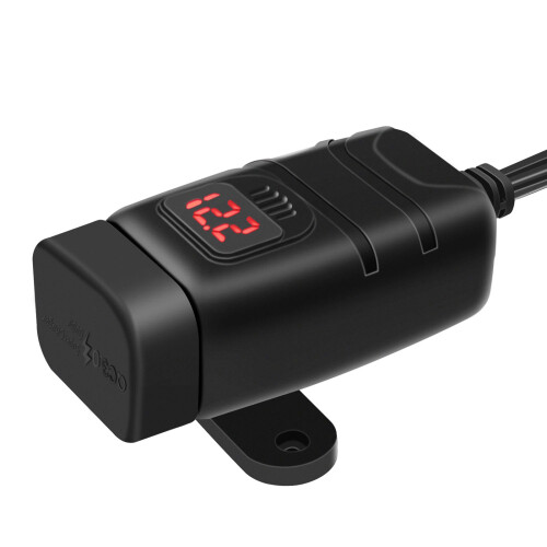 Motorcycle Fast Charger with On/Off Switch 2