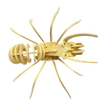 Wooden Spider 3D Puzzle Kit for Adults and Kids, DIY Wooden Model for Creative Assembly and Display