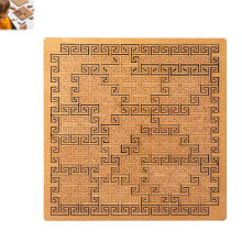 Fractal Tray Wooden Jigsaw Puzzle for Adults, MindBending Irregular Shape Brain Teaser Challenge (#C)