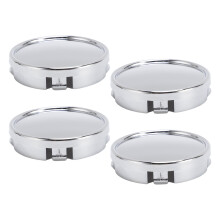 4er Pack 65 mm (2,56 Zoll) ABS-Zentralkappen verchromt für S90