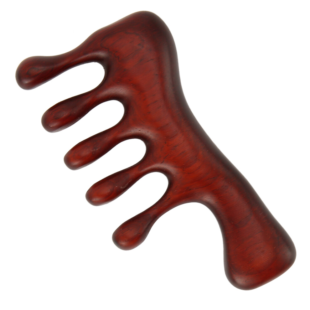 Rosewood Wooden Scalp Massage Comb for Stress Relief & Hair Smoothing