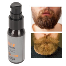 Huile de croissance pour la barbe 30 ml Sérum nourrissant, fortifiant, réparateur à base d'extraits végétaux