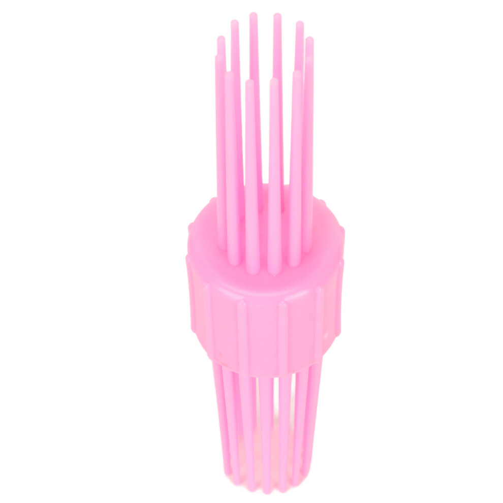 Unisex Portable Tpe Multi-Tooth Curling Roll Comb, Slip-Resistant For Women