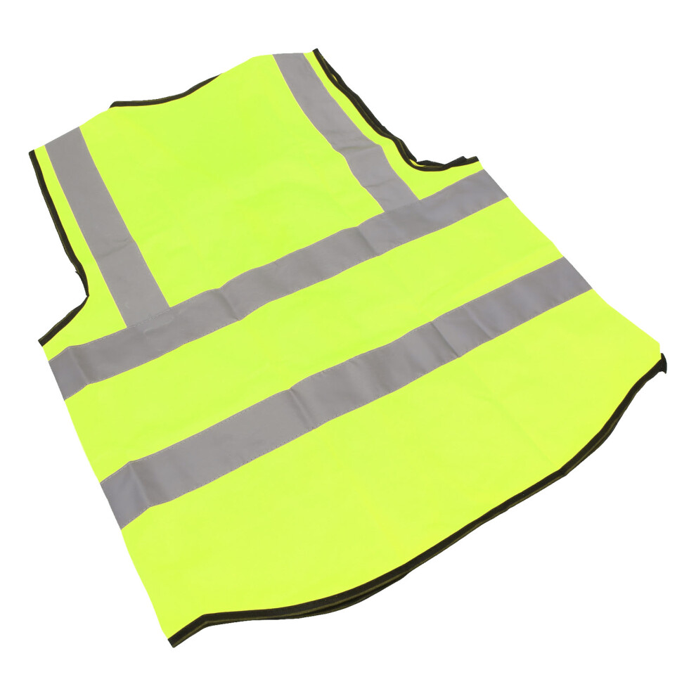 High Visibility Waterproof Safety Reflective Vest With Multiple Pockets For Outdoor Activities 5011389481712