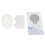 Silicone Nose Model 90x65mm Stand 150x85mm White 15