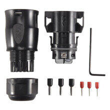 Solar PV Connector Plug Waterproof IP68 4000V 40A for Solar PV System Panel Parallel Protection Kit LY01-Female