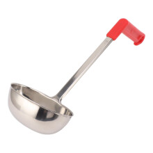 Anti Scald Soup Ladle 240ML Stainless Steel Curved Handle for Kitchen & Cooking