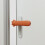 (Orange) Anti-Static Door Handle Cushion - Noiseless Wall Protector 1