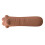 (Brown) Anti-Static Door Handle Cushion - Noiseless Wall Protector 3
