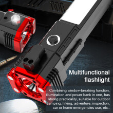 Multifunktionale LED-Arbeitsscheinwerfer Powerbank mit Sicherheitshebel – Wasserdicht, 164 mm