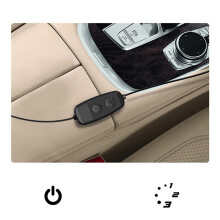 Ventilateur USB pour siège auto – 12V, 168*57*53mm, Noir