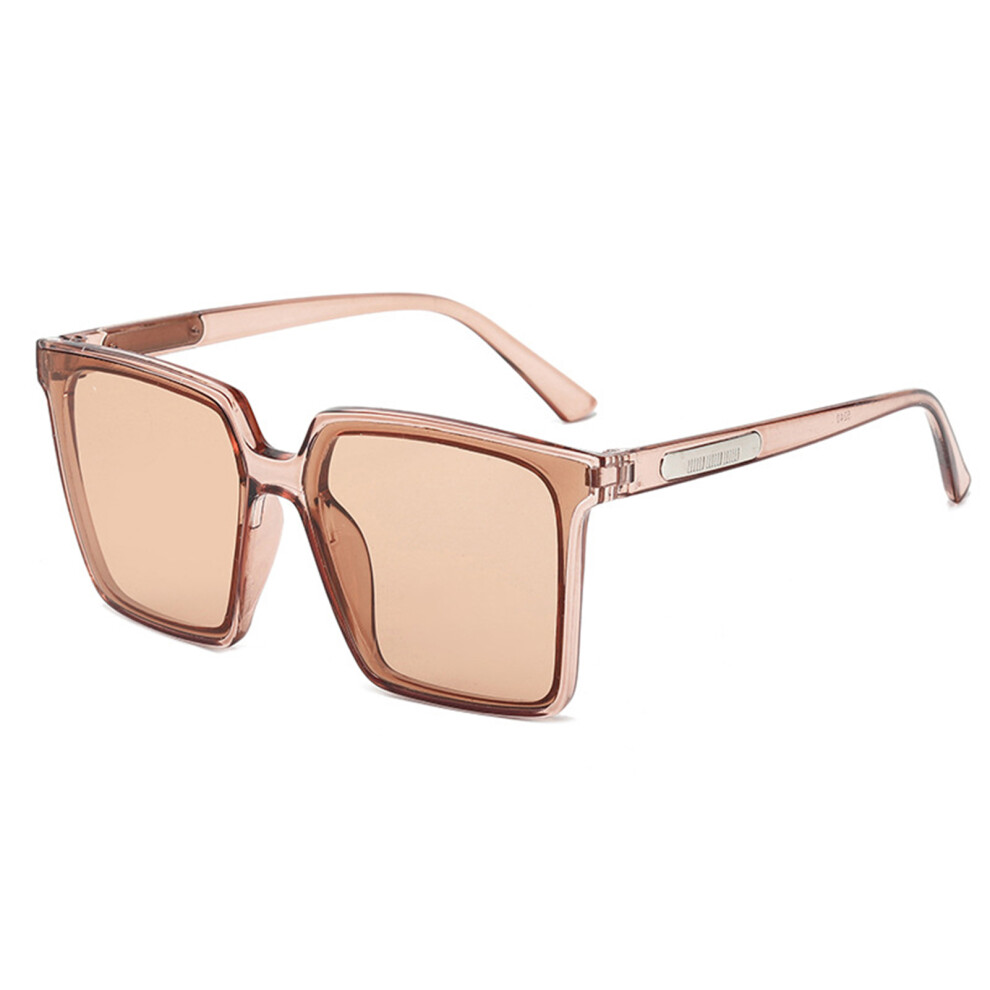 Reach-Tools (Tea Box Tea Slices) Retro Square Sunglasses Unisex Blackout For Outdoor