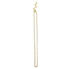 (Gold, Default) Minimalist Layered Stainless Steel Necklace Set