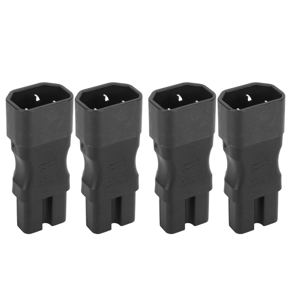 4Pcs Iec320 C14 To C15 Power Adapter 10A 250V Copper Pvc 8471389485405