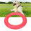 Pet Pull Ring, Elastic EVA, Small Red Puppy & Dog Training Ring 1