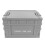 20L Gray Folding Storage Bin with Wheels, 41.5x30x24.5cm 1