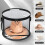 (Black) 7-Cap Cowboy Hat Organizer for Closet Storage 1