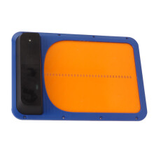 Automatic Chicken Coop Door with Light Sensor, Plastic, Blue & Yellow