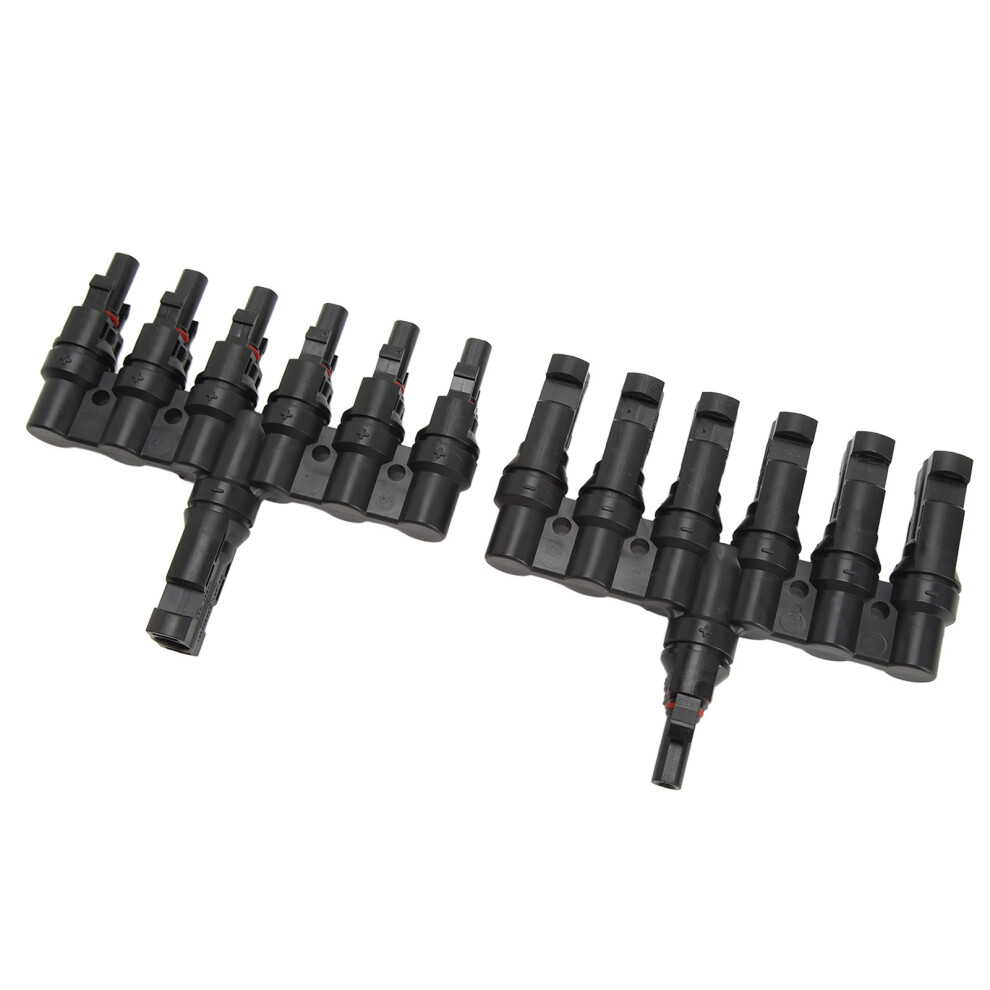 2Pcs Solar Panel T Branch Connectors, 11Cm Ppo Splitter Adapter, Parallel Connection 3751389490339