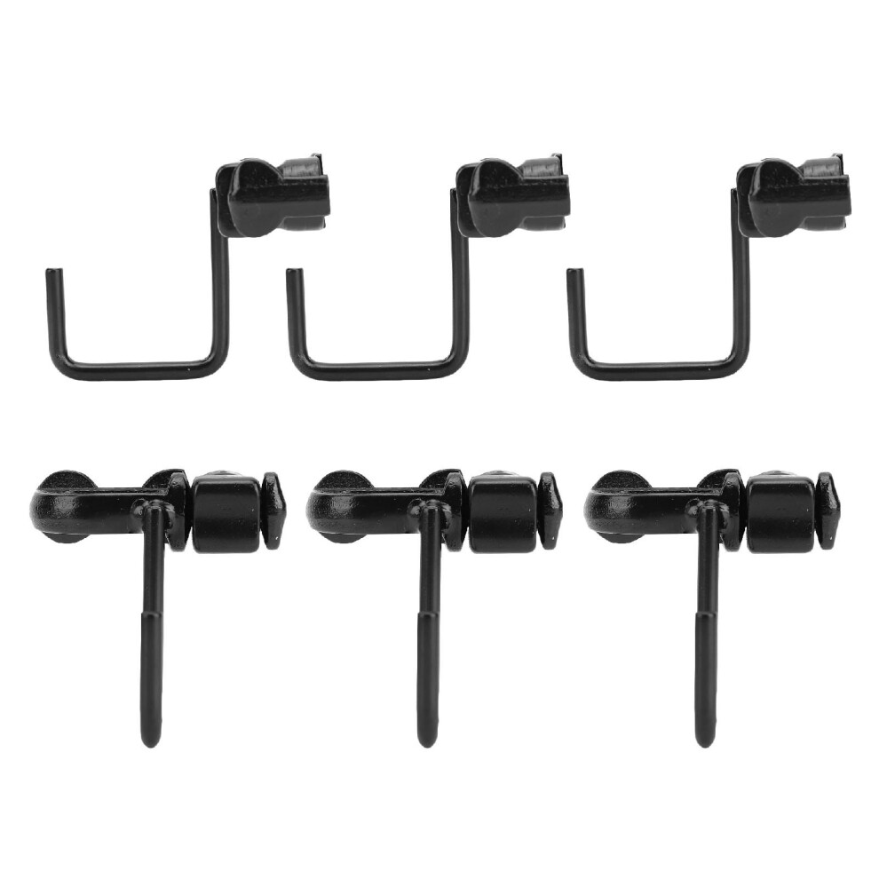 6Pcs Carbon Steel L Track Hooks For Truck Bed Trailer Cargo Tie Down 8771389491735