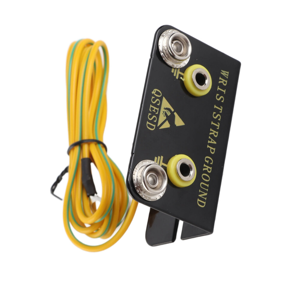 ESD Wrist Strap Ground Plug 2 Socket Kit