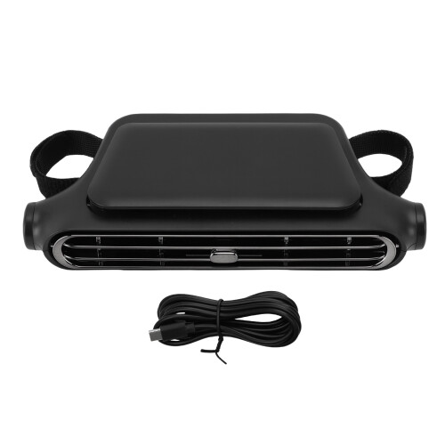 Flügeloser Autositzventilator USB 175x75x34mm Schwarz 2