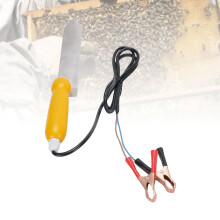 Electric Honey Cutter Stainless Steel 39.5cm Wooden Handle Beekeeping Tool