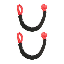 Winch Rope Soft Shackle 2 Pcs 10mm 39683 lbs Breaking Strength for Car ATV Boat
