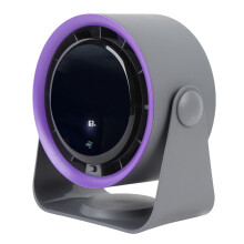 Quiet Digital Desk Fan 100 Speeds, 3000mAh Rechargeable USB Fan