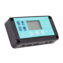 Regolatore di Carica Solare 80A 12V/24V Conduzione Rapida USB Doppia