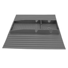 Sofa Armlehnenablage Tragfähigkeit: 600 g 34430,4 cm Grau
