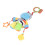 Zebra-Colored Plush Stroller Rattle Toy, Soother 1