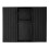 Sofa Armrest Tray Silicone Couch Cup Holder Black 34x43cm 3