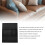 Sofa Armrest Tray Silicone Couch Cup Holder Black 34x43cm 5