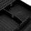 Sofa Armrest Tray Silicone Couch Cup Holder Black 34x43cm 10