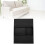 Sofa Armrest Tray Silicone Couch Cup Holder Black 34x43cm 16