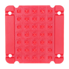 Feste Gewichtsscheibe - 2 Gewebebandriemen - Rot ABS