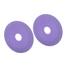 2 pièces Disque de coupe en verre 100 mm diamètre extérieur, lame en acier diamantée, 22,23 mm diamètre intérieur