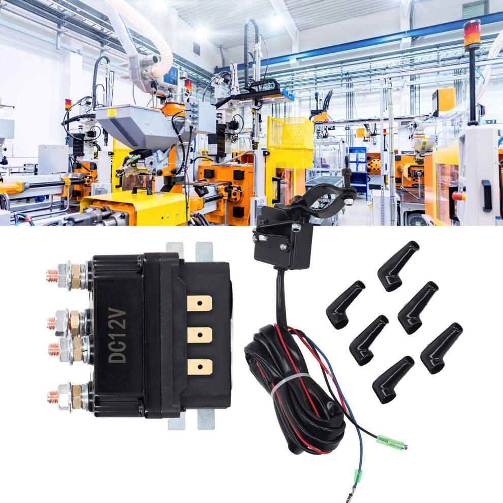 12V Electric Winch Relay 250A Brass Coil Contactor For Atv & Off-Road Vehicles 5091389498347