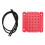 Feste Gewichtsscheibe - 2 Gewebebandriemen - Rot ABS 2