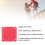 Feste Gewichtsscheibe - 2 Gewebebandriemen - Rot ABS 4