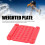 Feste Gewichtsscheibe - 2 Gewebebandriemen - Rot ABS 5