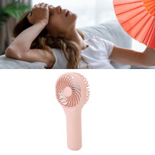 Tragbarer Handventilator, 3 Geschwindigkeitsstufen, 3000mAh Akku, Leise & Leicht
