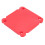 Feste Gewichtsscheibe - 2 Gewebebandriemen - Rot ABS 9