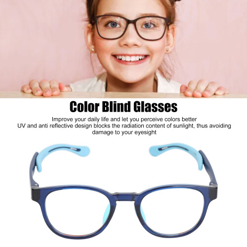 Kid Color Blind Glasses UV Protection Blue 2