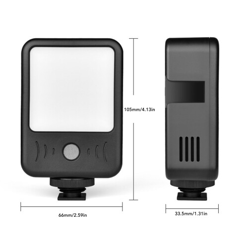 LED-Kamera-Licht 49 LEDs 6500 K Pro 2000 mAh 1