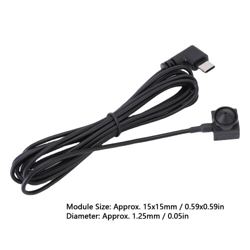 5 MP USB-C Center-Screen-Webkamera, 15  15 mm, Schwarz 1